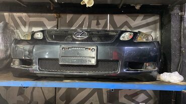 Бамперы: Передний Бампер Lexus 2005 г., Б/у, цвет - Черный, Оригинал