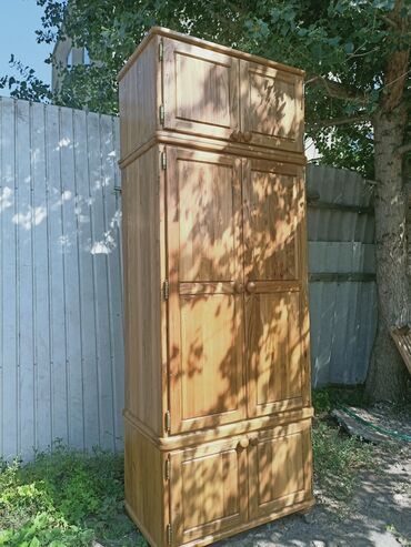 домашняя горка: Кийим салуучу шкаф, Түз, Жыгач