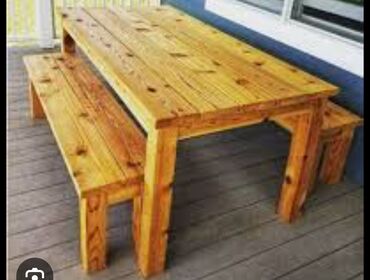 Digər ofis ləvazimatları: Taxta Skameyka. Sifarişlə hazırlanması. Dekorativ Taxta skamya — 10