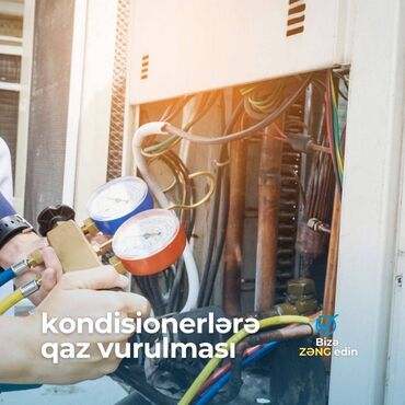 Kondisionerlər: Təmir, Split kondisionerlər, Təmizləmə, Zəmanətlə — 3