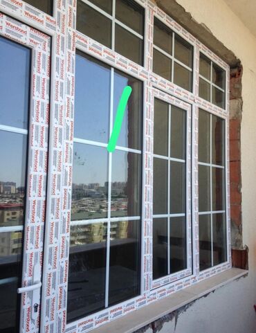 Pəncərələrin quraşdırılması, montajı: Plastik şəbəkəli pəncərələr. Sifarişlə. Kəyfiyətli. Sərfəli̇ — 21