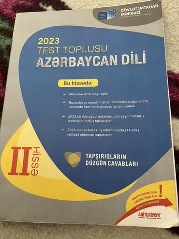 azerbaycan dili 7 ci sinif dim cavablari 2022: Azərbaycan dili Testlər 11-ci sinif, 2-ci hissə, 2023 il