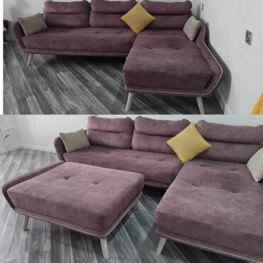 Yataq otağı dəstləri: Künc divan, İşlənmiş