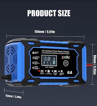 posta kula: Pametni punjač akumulatora 12V, 6A – Intelligent Pulse Repair Charger — 2