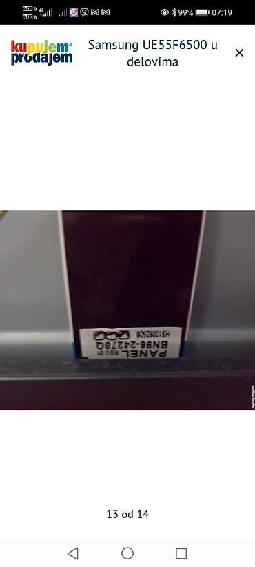 Aksesoari za TV i video: Samsung UE55F6500 – delovi Raspoloživi originalni delovi sa TV-a — 12