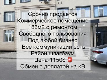 кв на ноч: Срочно продается коммерческое помещение! 183м2 с свежим ремонтом✨