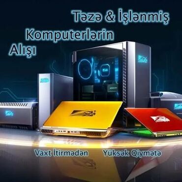 stol ustu komputerler: Xidmət: Təzə və işlənmiş kompüterlərin alışı Təsvir: - Stolüstü