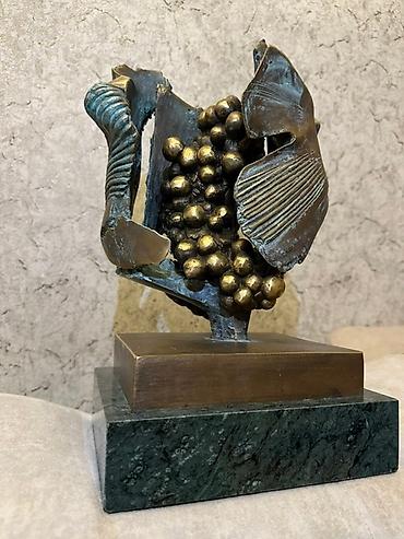 Heykəlciklər: Bürünc heykəl – abstrakt kompozisiya - Material: bürünc döküm — 6