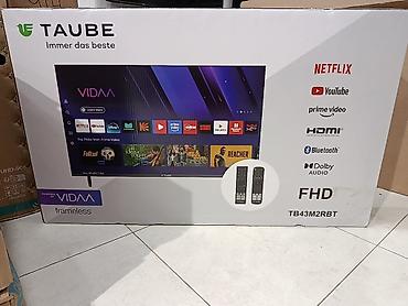 ТВ и видео: TAUBE TB43M2RBT Smart Televizor – FHD, frameless dizayn - Ekran: 43" — 1