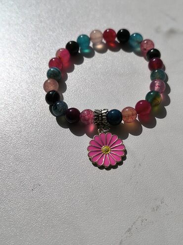 Bilərziklər: Əl işi bilərziklər dəsti - Materiallar: şüşə/daş boncuklar, bəzək — 4