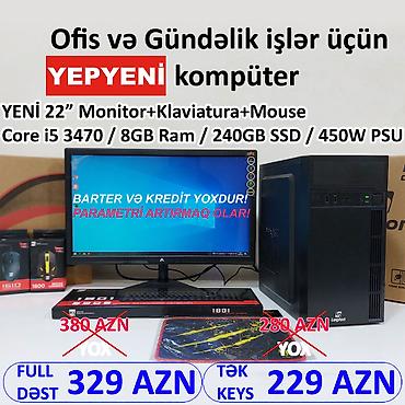 Masaüstü kompüterlər və iş stansiyaları: FÜRSƏTDƏN YARARLANIN!!! BÜTÜN KOMPÜTERLƏR MAYA DƏYƏRİNDƏN AŞAĞI!! ⭐Tək — 4