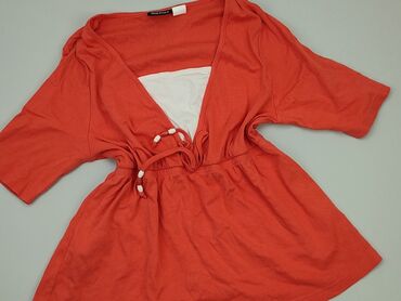 czerwona bluzki damskie krótki rękaw: Bluzka Damska, M, stan - Dobry