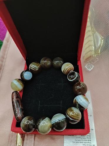 Браслеты: Шикарные браслеты с камнем дзи! Доставка по городу бесплатно Для — 9