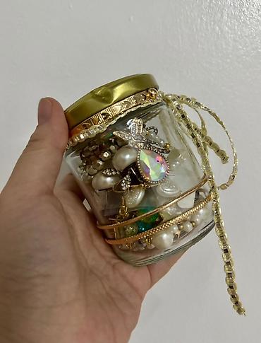 секс кр: Банка-сюрприз с бижутерией / Mystery Jar Декоративная стеклянная — 1