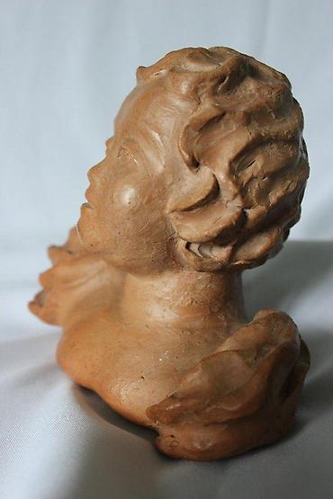 Figure: FIGURA ANĐELA U STILU BAROKA, RUČNI RAD | Stara figura anđela u — 5