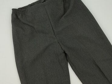 jakie rajstopy do bialej sukienki: Material trousers for women, size 2XL (EU 44)