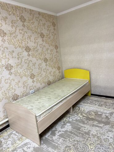 двух спальныи крават: Двуспальная кровать, Б/у, С матрасом, Другой материал, длина - 2 см at lalafo.kg двух спальныи крават: Двуспальная кровать, Б/у, С матрасом, Другой материал, длина - 2 см