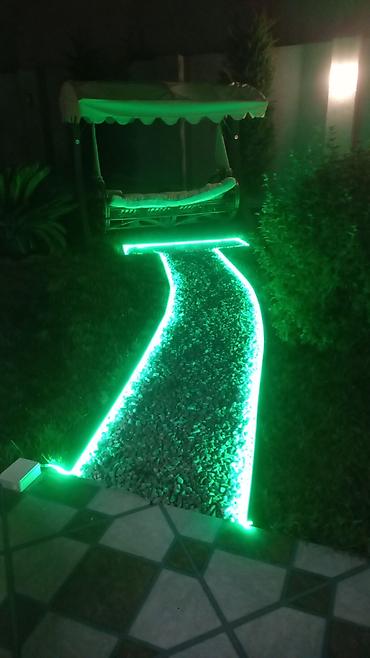 led лента: Həyətyanı sahə üçün LED işıqlandırma sistemi və hovuz matorların — 2