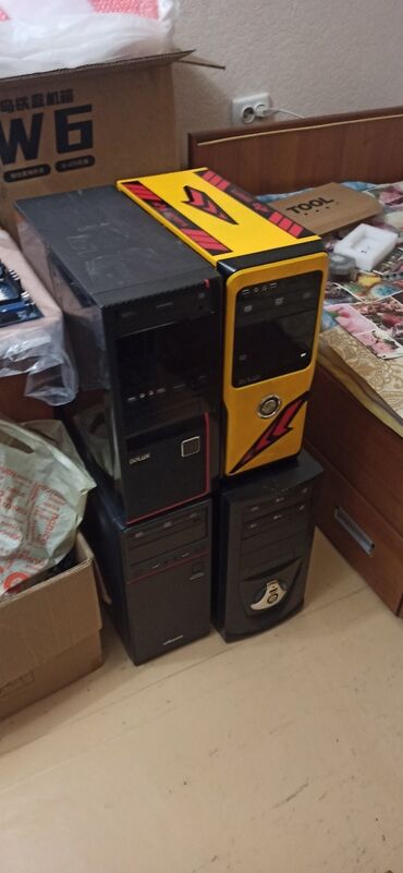 корпус для пк цена: ПК корпусу, Колдонулган, Delux, ATX, түсү - Сары