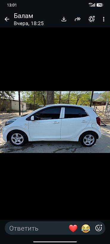 бишкек авто салон: Kia Picanto: 2018 г., 0.1 - engine capacity л, Автомат, Газ, Хетчбек — 4
