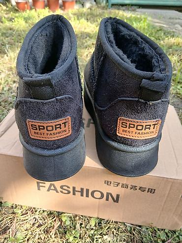 ugg moon boot: Topli zimski kratki čizmići – crni - Model: kratke zimske čizme sa — 2