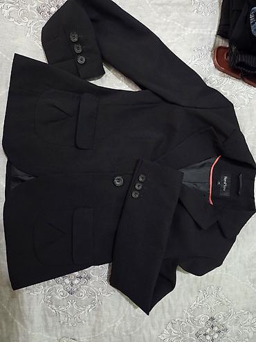 gen: NaraMaxx qadın blazer ceket - Rəng: qara - Model: klassik, tək düyməli — 1