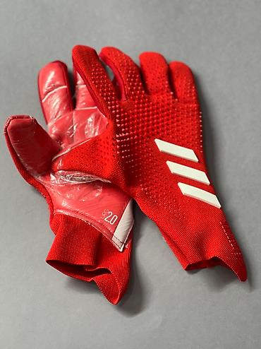 футбол: Вратарские перчатки adidas красного цвета придает особый вид и — 3