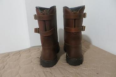 Čizme: PARABOOT br 46 francuska marka, rucno prosivane, tj radjene, bez mana — 4