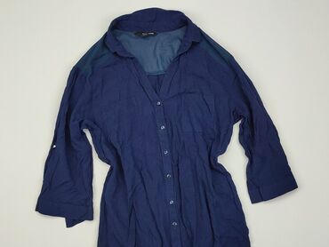 niebieska bluzki koszulowe: Shirt, S (EU 36), condition - Good