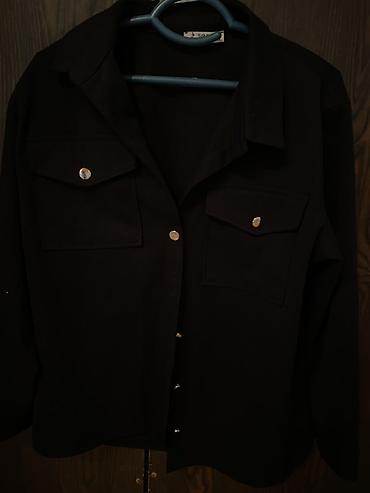 8 element parfüm: Qara rəngli qadın köynək-jaket(metrolara çatdirilma var) - Model — 1