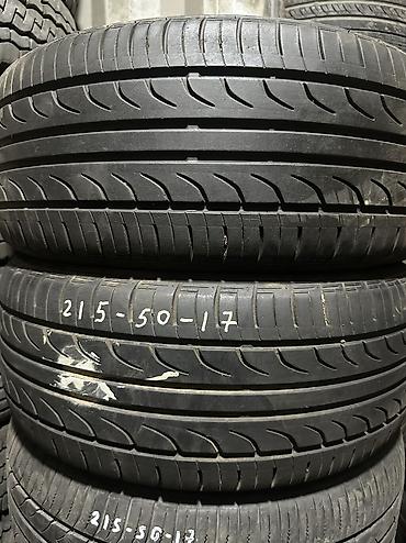 шины 21550 r17: Шины 215 / 50 / R 17, Лето, Б/у, Пара, Легковые, Индия — 1