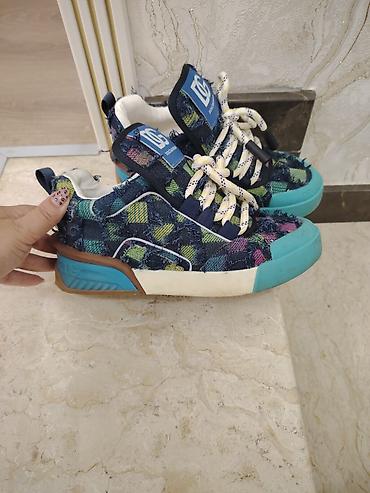 Women's Sneakers and athletic shoes: Dolce & Gabbana, Ölçü: 38, rəng - Göy, İşlənmiş — 8