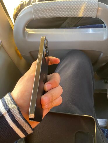 Apple iPhone: IPhone 13 Pro, Б/у, 256 ГБ, Black Titanium, Чехол, 100 % — 10