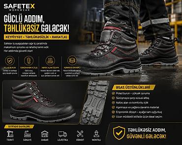 vozol yağı: Safetex Workwear təhlükəsizlik ayaqqabıları – ağır iş şəraitində — 4