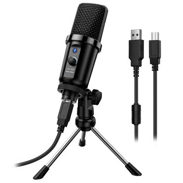 студийный микрофон: Конденсаторный микрофон для пк игровой New Bee 19DM, микрофон