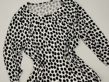 bluzki w geometryczne wzory: Women's blouse, size 2XL (EU 44)