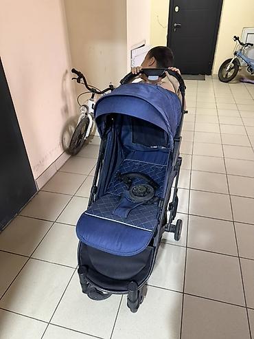 коляска easywalker: Коляска, цвет - Голубой, Б/у — 3