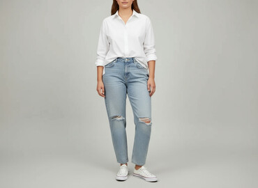 żółte dżinsy: Jeans for women, size XL