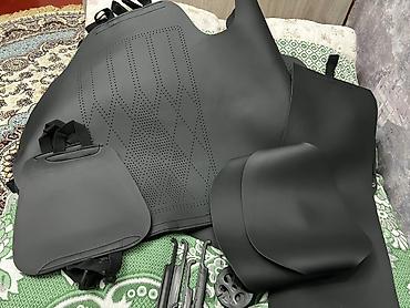 5d коврики: Комплект аксессуаров для автомобиля из экокожи (черный) Состав — 2