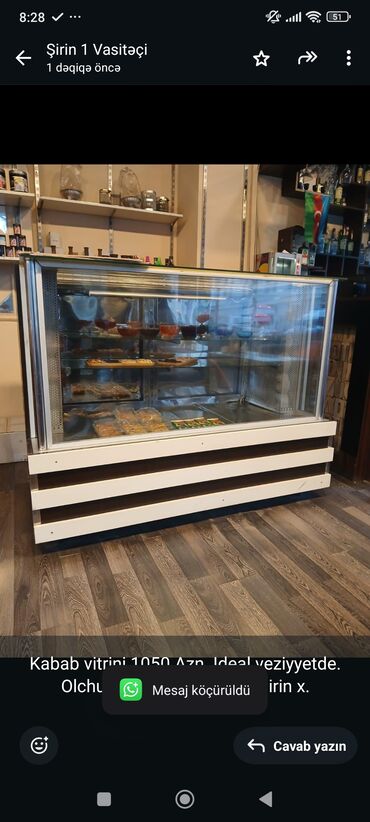 Uşaq və gənc otağı üçün dəstlər: Kabab vitrini 1050 Azn. Ideal veziyyetde. Olchu 1.60. Unvan Baki lalafo.az -da Uşaq və gənc otağı üçün dəstlər: Kabab vitrini 1050 Azn. Ideal veziyyetde. Olchu 1.60. Unvan Baki