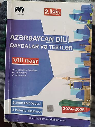 azerbaycan dili qayda kitabı: Məhsul: “Azərbaycan dili – Qaydalar və Testlər” (VIII nəşr, 2024–2025) — 1