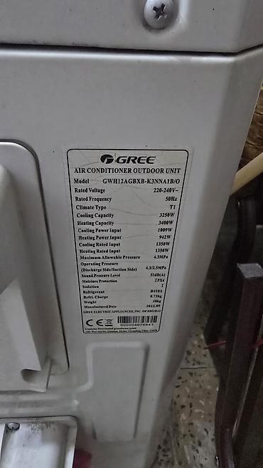 paltaryuyan və qurudan maşın: Gree split kondisioner dəsti Model: - Xarici blok — 1