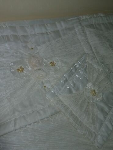 Örtüklər: Yataq üçün Yeni rəng - Ağ Yataq örtüyü — 6