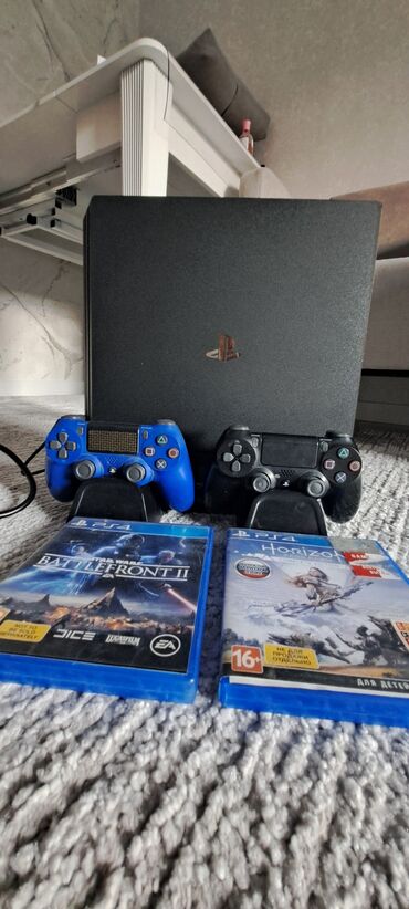 PS4 (Sony PlayStation 4): 🎮 Продаю PS4 Pro 1TB + комплект аксессуаров ✨ PlayStation 4 Pro (1