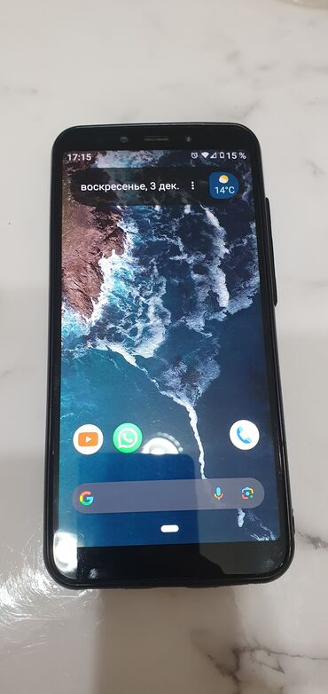 mi 2: Xiaomi, Mi A2, Б/у, 64 ГБ, цвет - Черный, 2 SIM