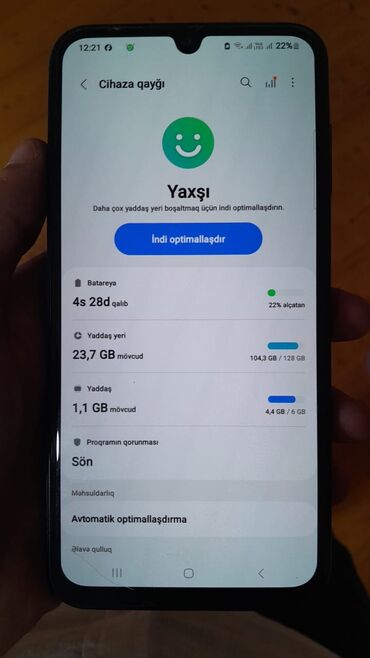 samsung i500: Samsung Galaxy A15, 128 GB, rəng - Göy, İki sim kartlı