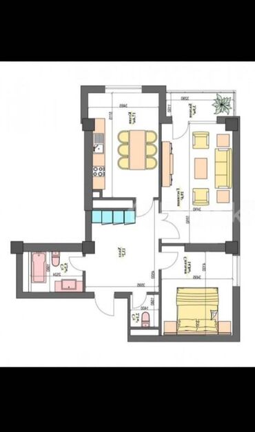 Продажа квартир: 2 комнаты, 76 м²
