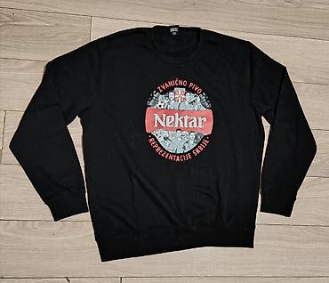 Crna duks majica “Nektar – Zvanično pivo reprezentacije Srbije” -