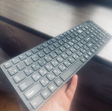 noutbuklar yeni: Nazik və tamölçülü simsiz klaviatura yeni kimidir — 1