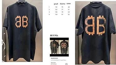 Majice: Men's T-shirt Balenciaga, bоја - Crna — 13